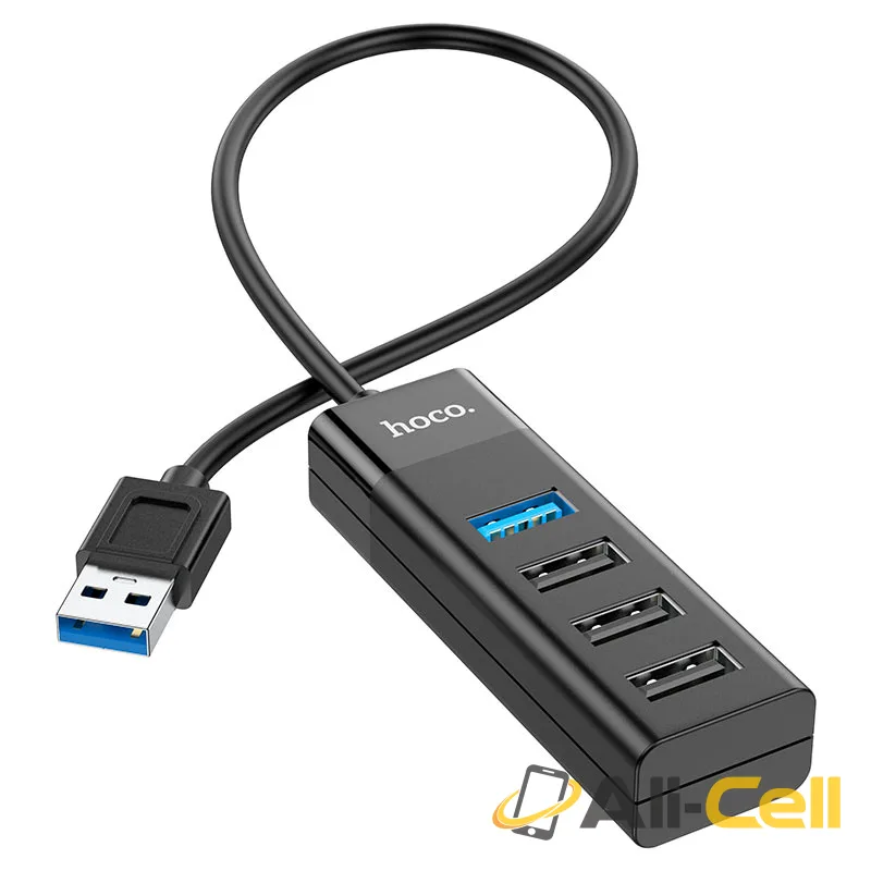 USB hub 4-in-1 “HB25 Easy mix” USB to USB3.0+USB2.0*3 (Hb25 Usb Black)