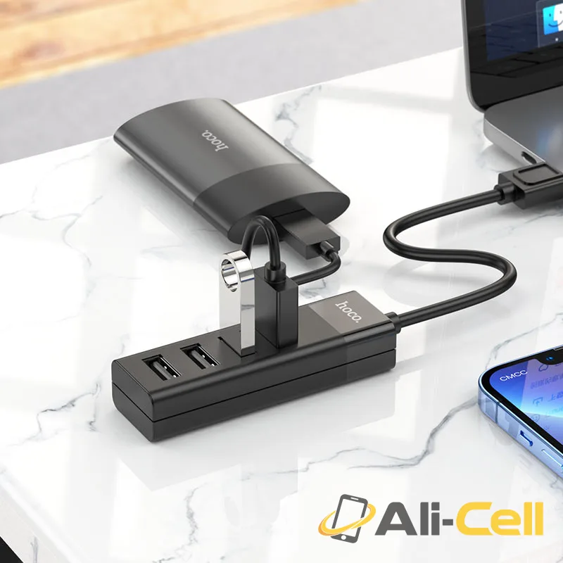 USB hub 4-in-1 “HB25 Easy mix” USB to USB3.0+USB2.0*3 (Hb25 Usb Black) — 5
