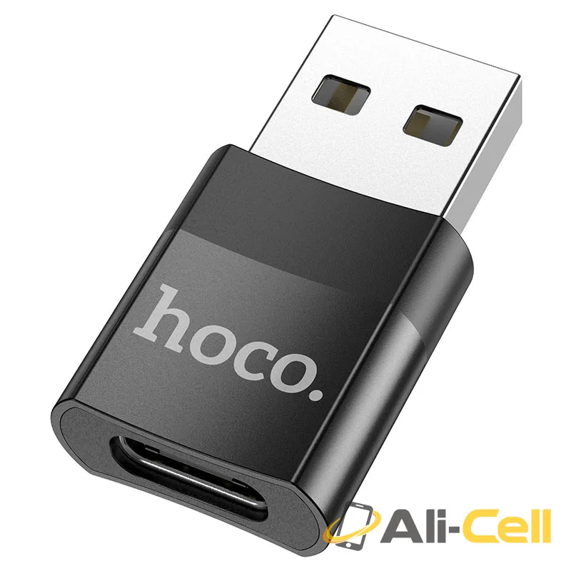 Adapter USB Male to Type-C female “UA17” (Ua17 Usb Tc Black) — 2