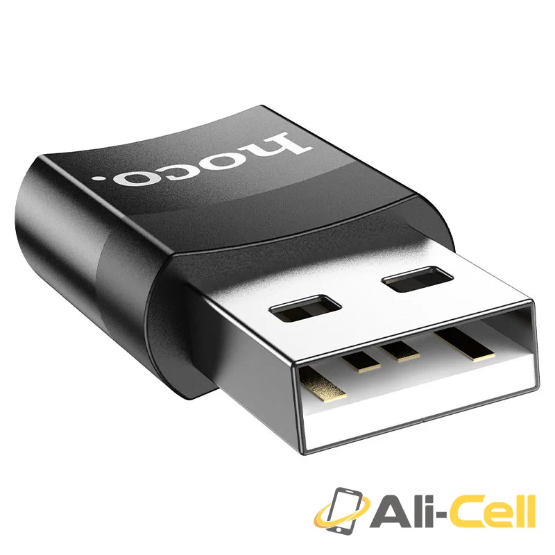 Adapter USB Male to Type-C female “UA17” (Ua17 Usb Tc Black) — 4