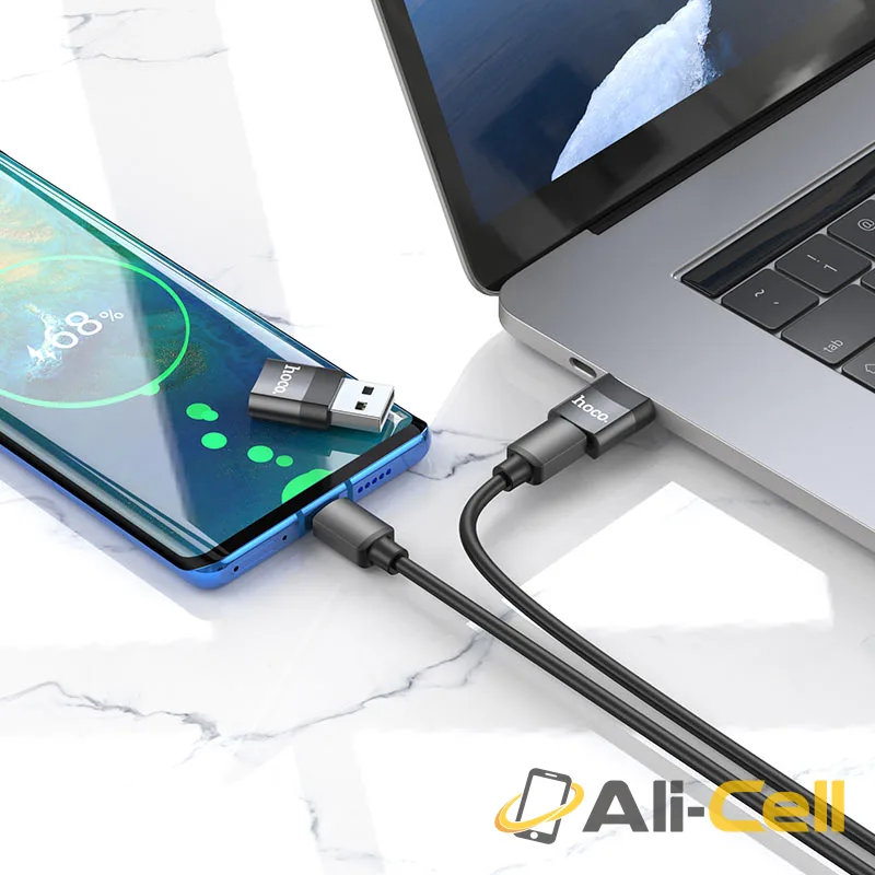 Adapter USB Male to Type-C female “UA17” (Ua17 Usb Tc Black) — 6