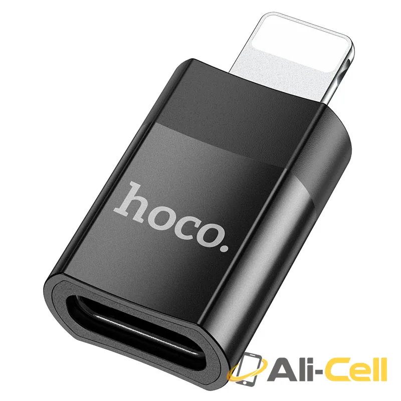 Adapter Lightning male to Type-C female “UA17” (Ua17 Ltn Tc Black) — 2