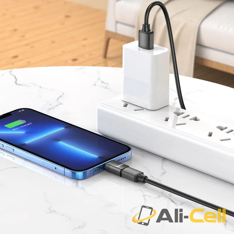 Adapter Lightning male to Type-C female “UA17” (Ua17 Ltn Tc Black) — 5