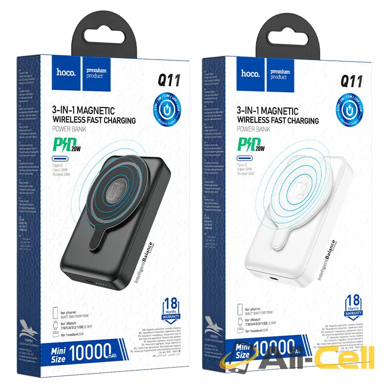 Power bank “Q11 Expressar” PD20W 10000mAh (Q11 Black) — 7