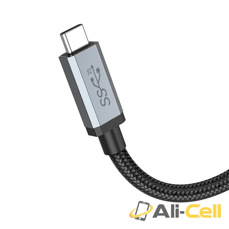 Cable Type-C to Type-C “US06” USB3.2 20Gbps (Us06 Black, 2m) — 4