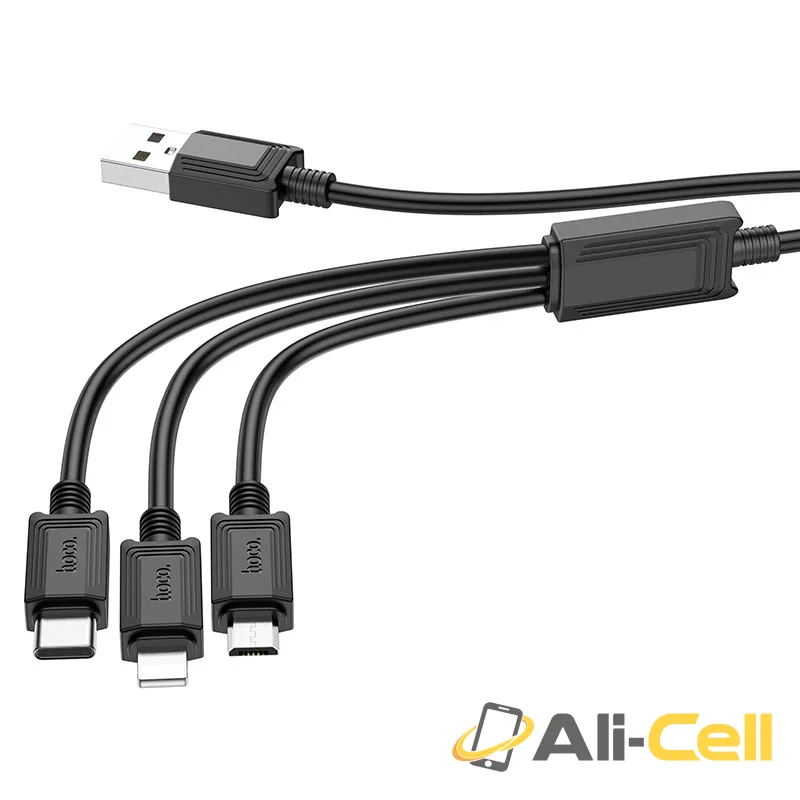 Cable 3-in-1 “X74” charging wire (X74 3in1 White, 1.0m) — 4