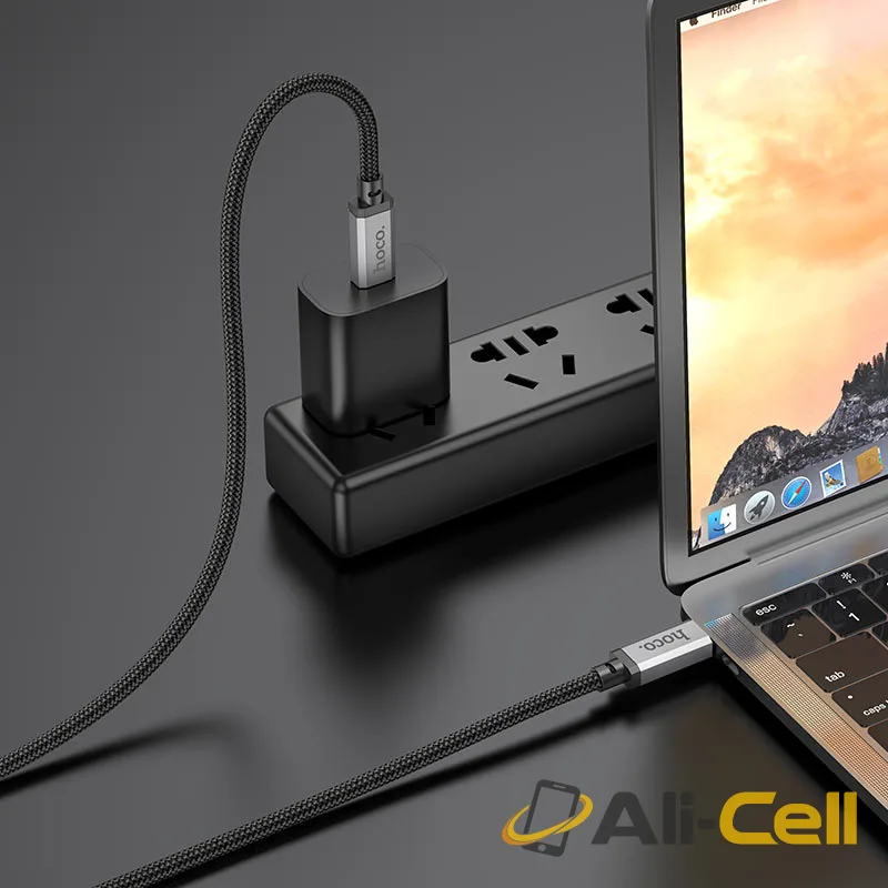Cable Type-C to Type-C “US05” USB4 100W (Us05 Black, 2m) — 5