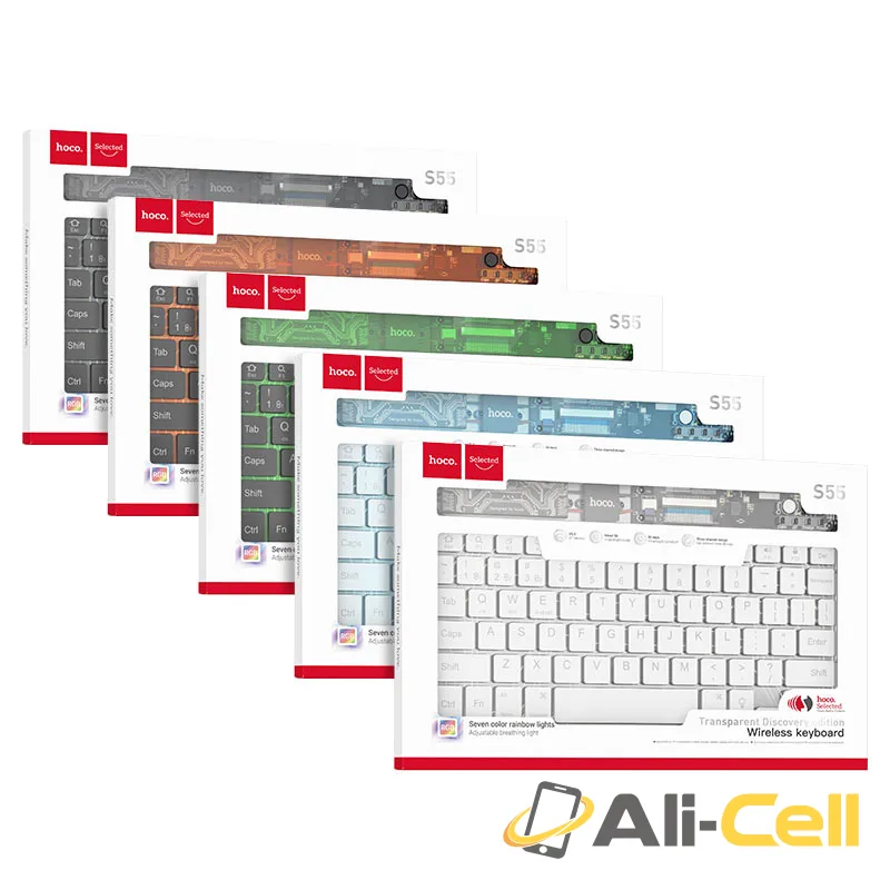 Wireless keyboard “S55 Transparent Discovery edition” english (S55) — 7