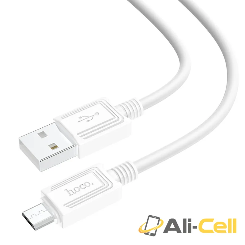 Cable USB to Micro-USB “X73” charging data sync (X73 Usb Musb White, 1.0m)