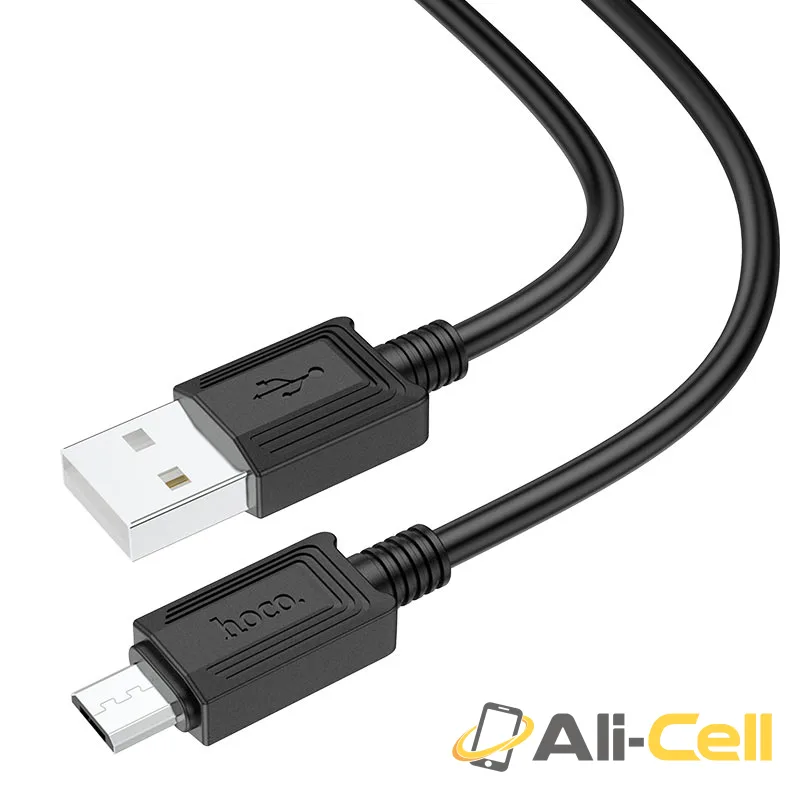 Cable USB to Micro-USB “X73” charging data sync (X73 Usb Musb Black, 1.0m)