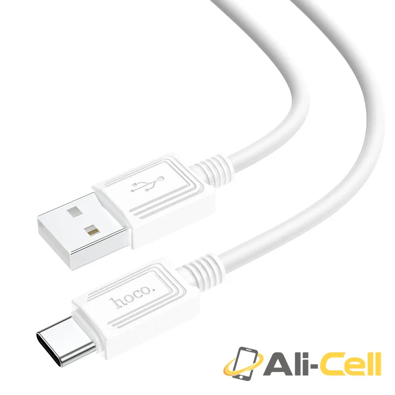 Cable USB to Type-C “X73” charging data sync (X73 Usb Tc White, 1.0m)