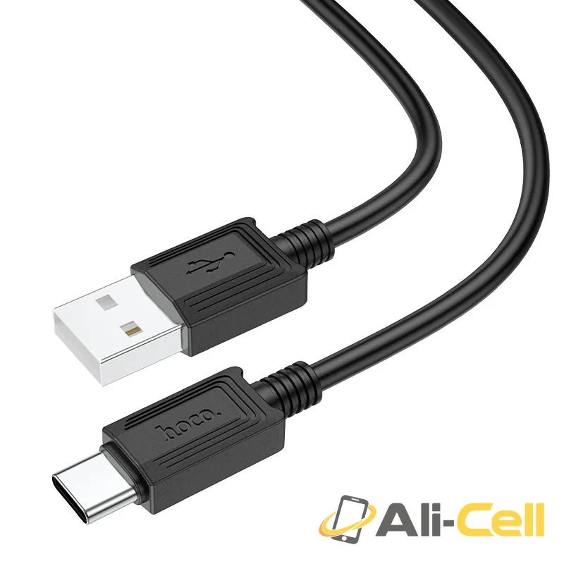 Cable USB to Type-C “X73” charging data sync (X73 Usb Tc Black, 1.0m)