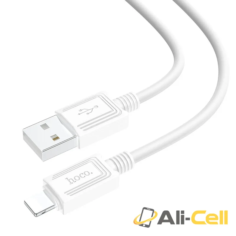 Cable USB to Lightning “X73” charging data sync (X73 Usb Ltn White, 1.0m)