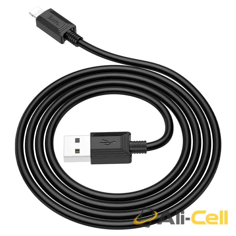 Cable USB to Lightning “X73” charging data sync (X73 Usb Ltn Black, 1.0m) — 4