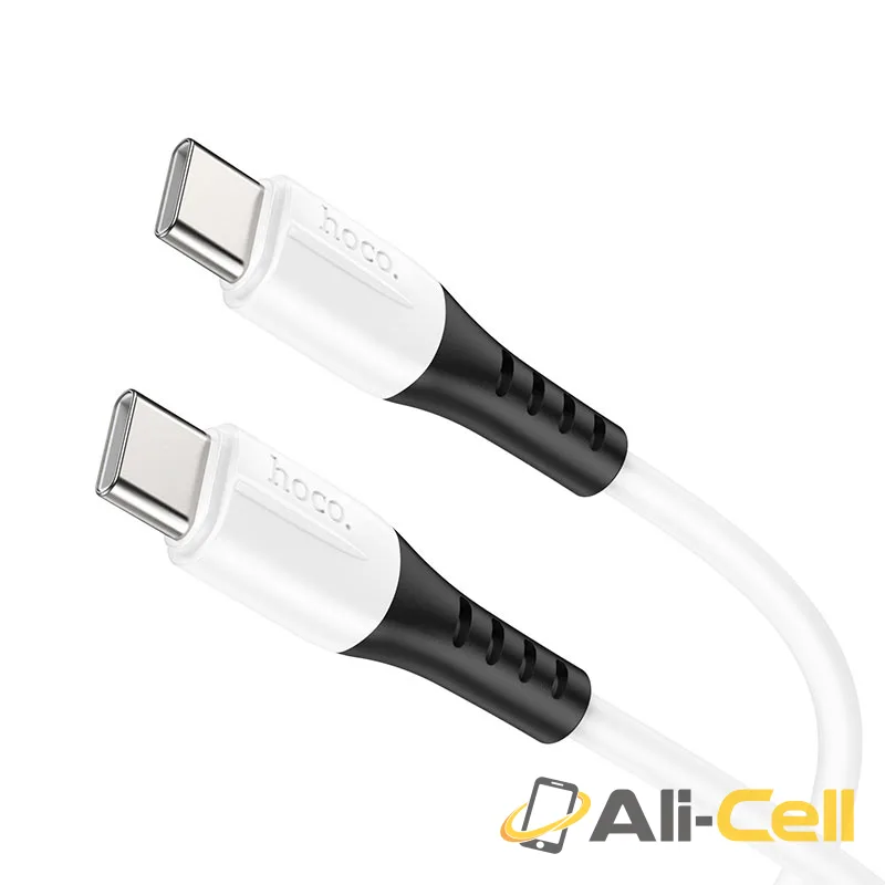 Cable Type-C to Type-C “X82” 60W charging data sync (X82 60w Tc Tc White, 1.0m)