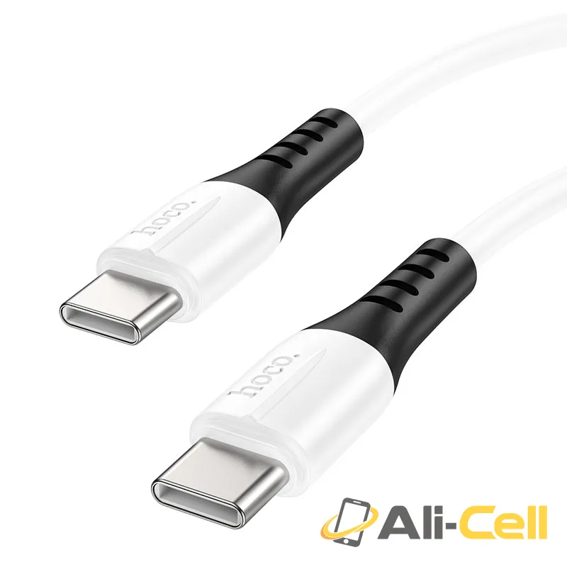 Cable Type-C to Type-C “X82” 60W charging data sync (X82 60w Tc Tc White, 1.0m) — 3