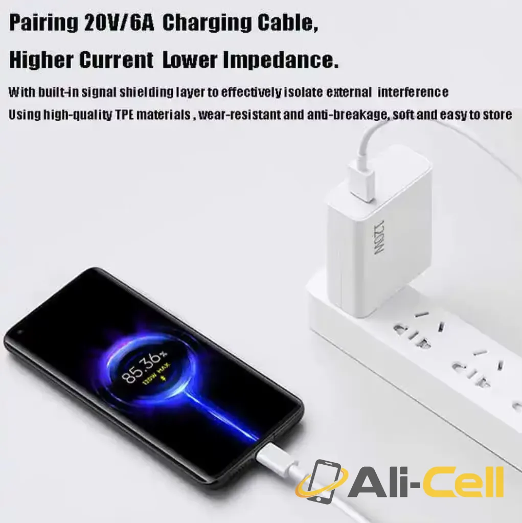 EU Plug USB-C Fast Wall Charger PD 120W — 3