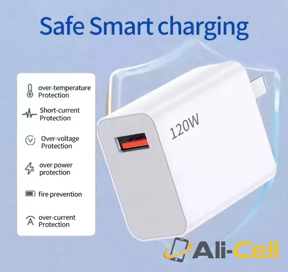 EU Plug USB-C Fast Wall Charger PD 120W — 6
