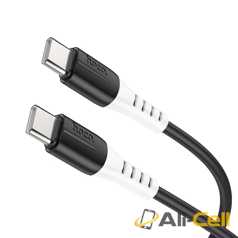 Cable Type-C to Type-C “X82” 60W charging data sync (X82 60w Tc Tc Black, 1.0m)
