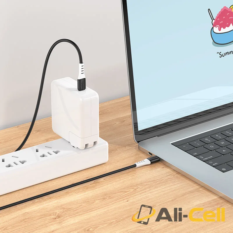 Cable Type-C to Type-C “X82” 60W charging data sync (X82 60w Tc Tc Black, 1.0m) — 5
