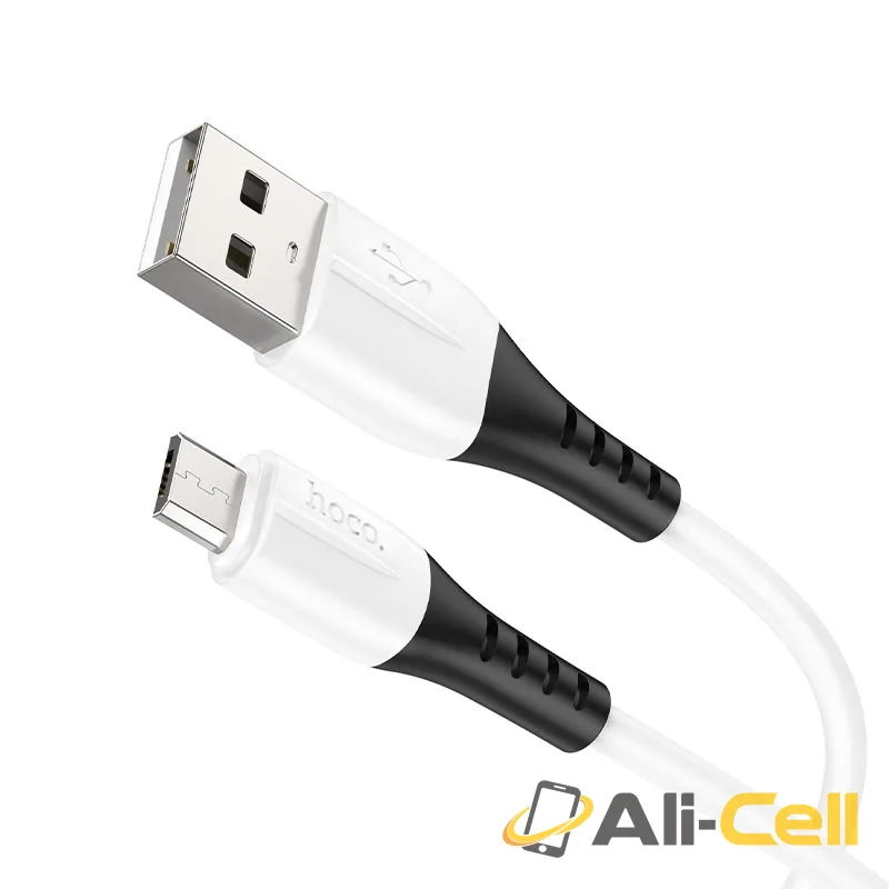Cable USB to Micro-USB “X82” charging data sync (X82 Usb Musb White, 1.0m)