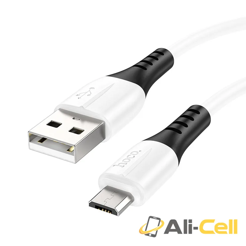 Cable USB to Micro-USB “X82” charging data sync (X82 Usb Musb Black, 1.0m) — 3
