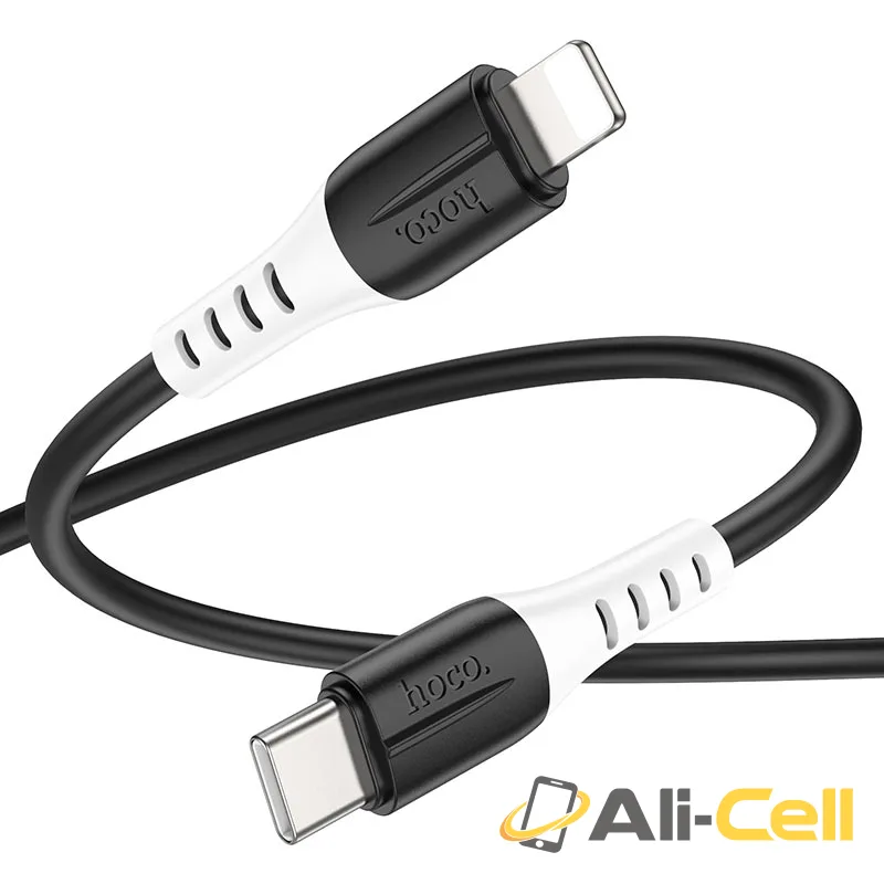 Cable Type-C to Lightning “X82” PD charging data sync (X82 Pd Tc Ltn Black, 1.0m) — 3