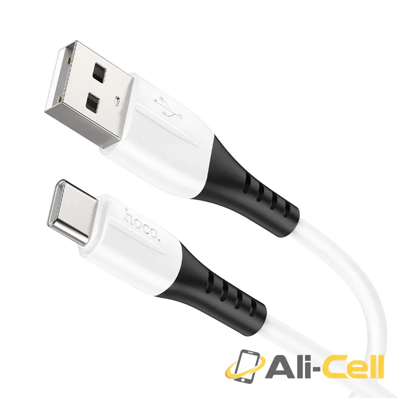 Cable USB to Type-C “X82” charging data sync (X82 Usb Tc White, 1.0m)