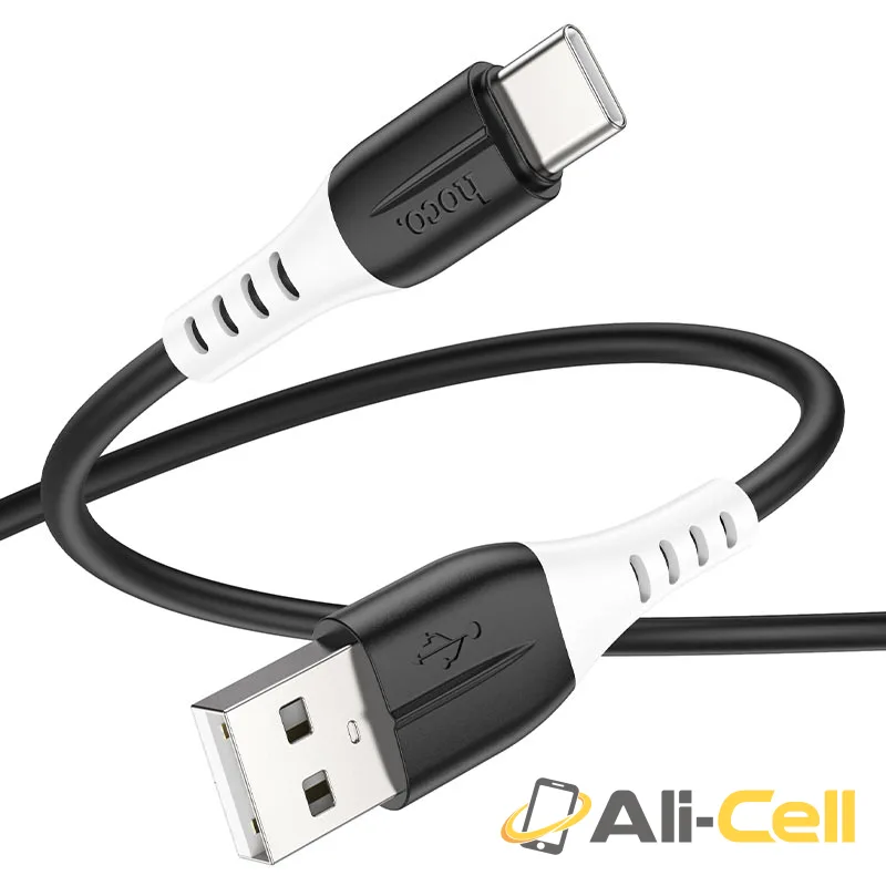 Cable USB to Type-C “X82” charging data sync (X82 Usb Tc Black, 1.0m) — 3