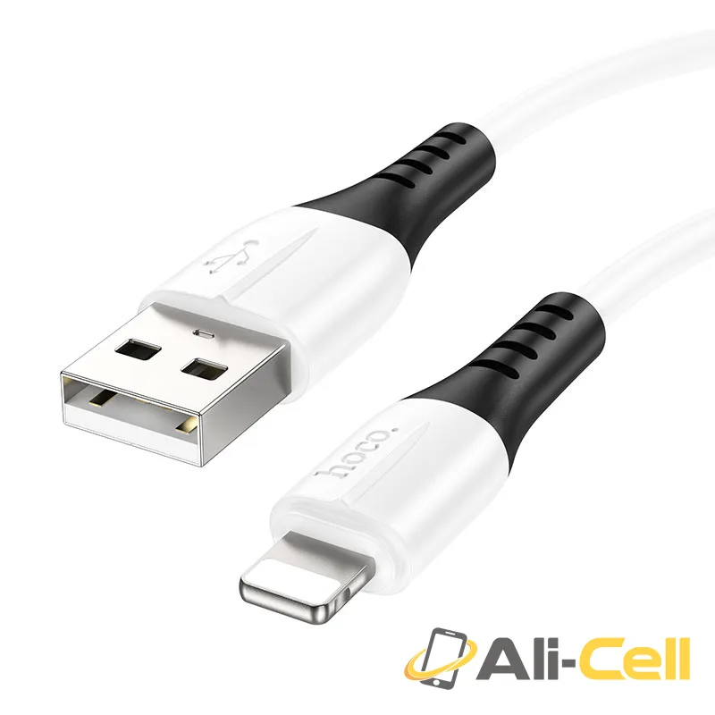 Cable USB to Lightning “X82” charging data sync (X82 Usb Ltn White, 1.0m) — 2
