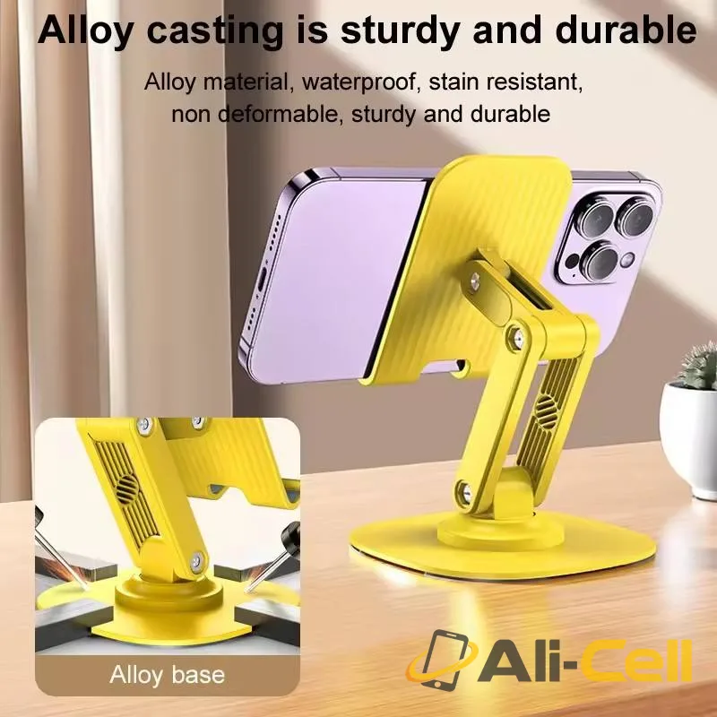 360 Degree Rotating Waterproof Non-Slip Metal Base Phone Stand — 3