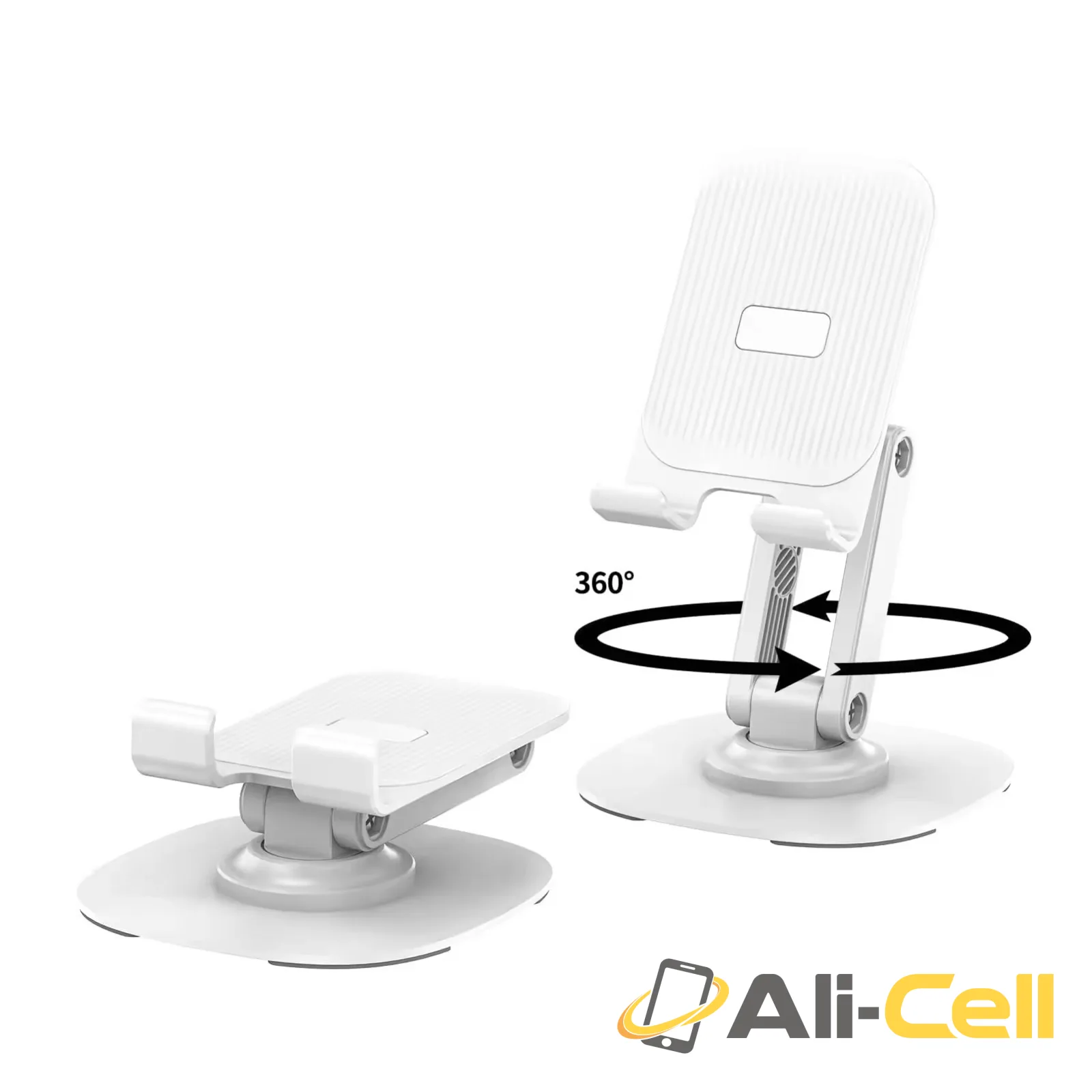 360 Degree Rotating Waterproof Non-Slip Metal Base Phone Stand — 5