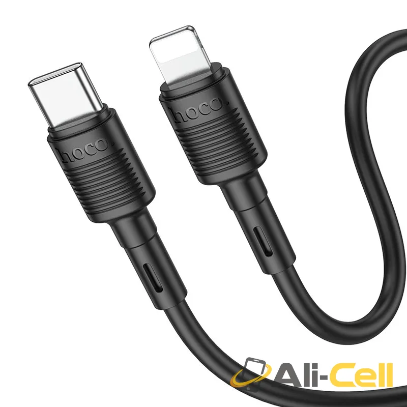 Cable Type-C to Lightning “X83 Victory” PD charging data sync (X83 Pd Tc Ltn Black, 1.0m)