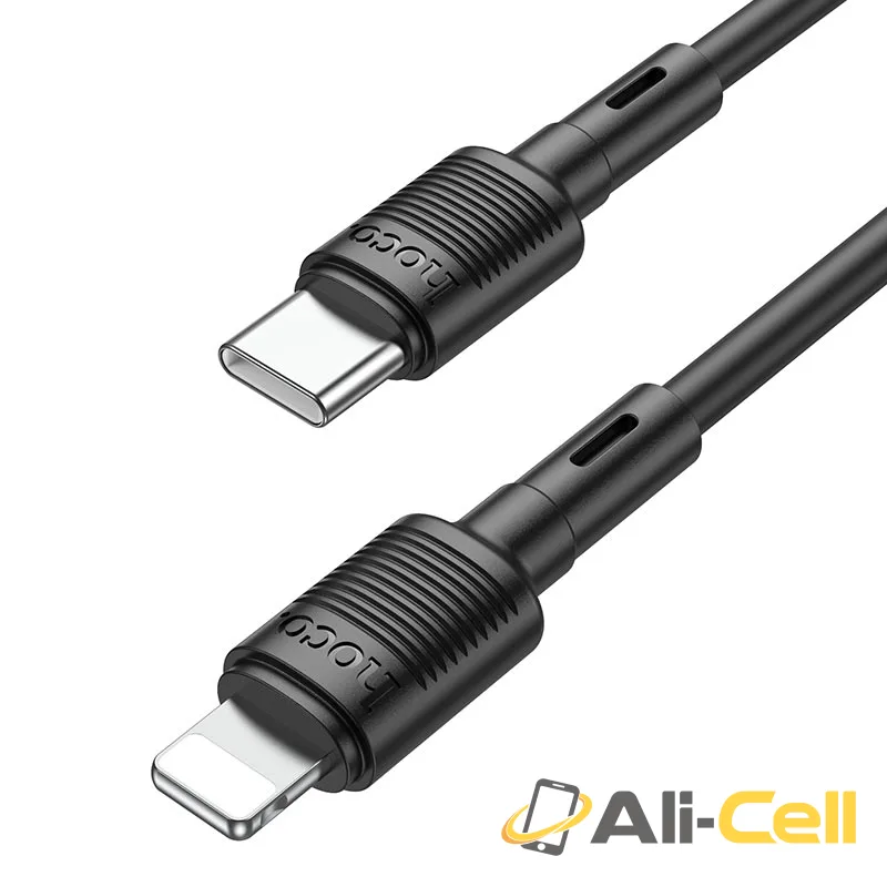 Cable Type-C to Lightning “X83 Victory” PD charging data sync (X83 Pd Tc Ltn Black, 1.0m) — 2