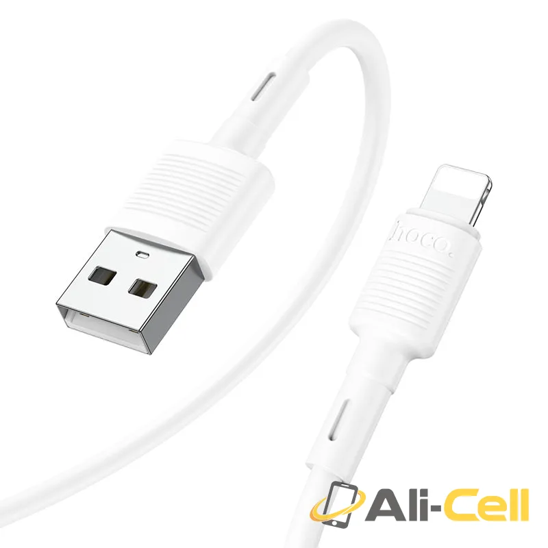 Cable USB to Lightning “X83 Victory” charging data sync (X83 Usb Ltn Black, 1.0m) — 3