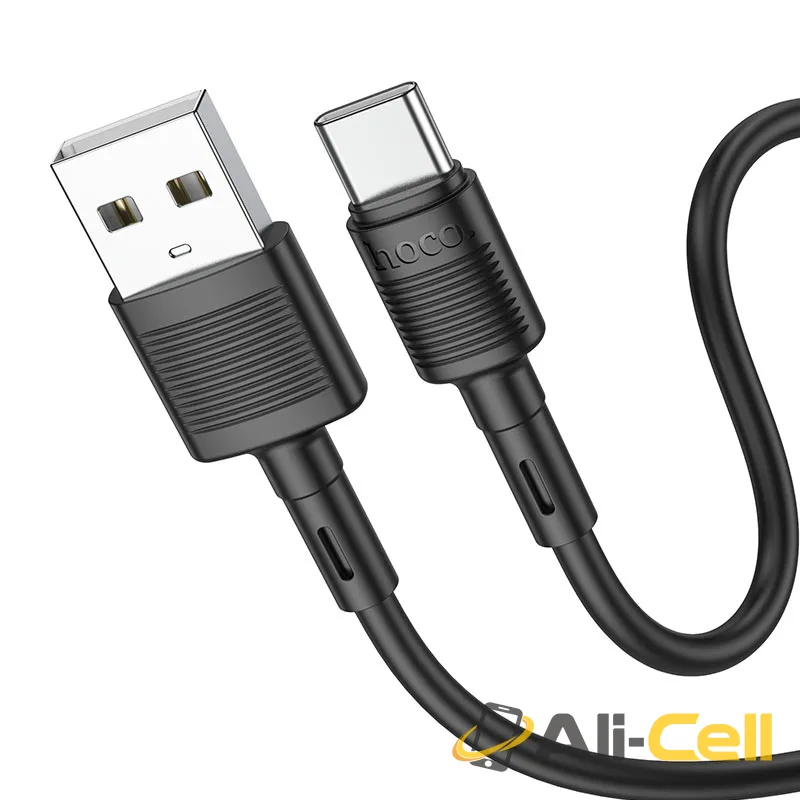Cable USB to Type-C “X83 Victory” charging data sync (X83 Usb Tc Black, 1.0m)