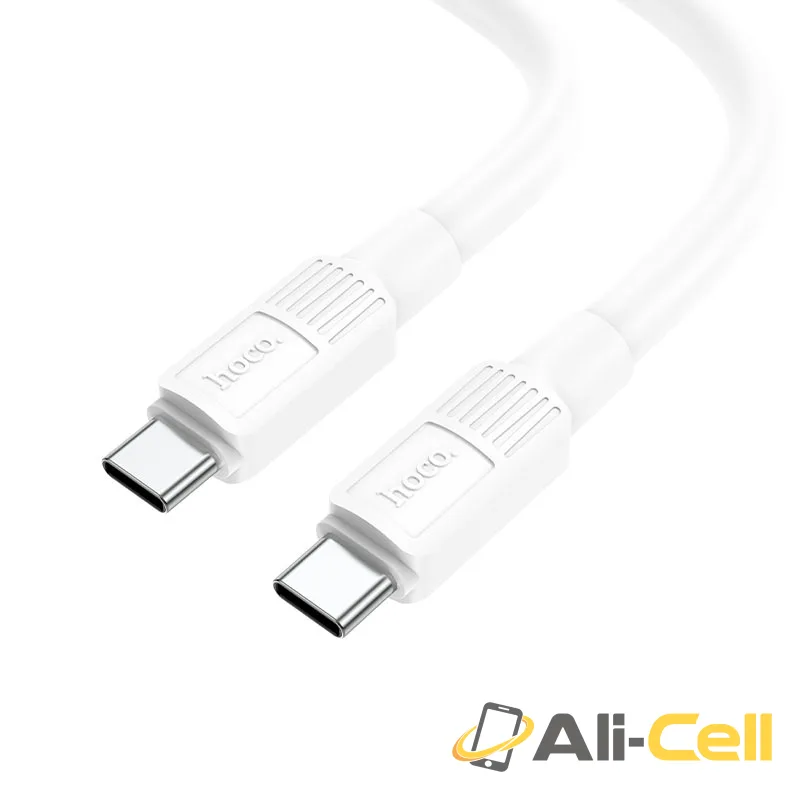 Cable Type-C to Type-C “X84 Solid” 60W charging data sync (X84 60w Tc Tc White, 1.0m)