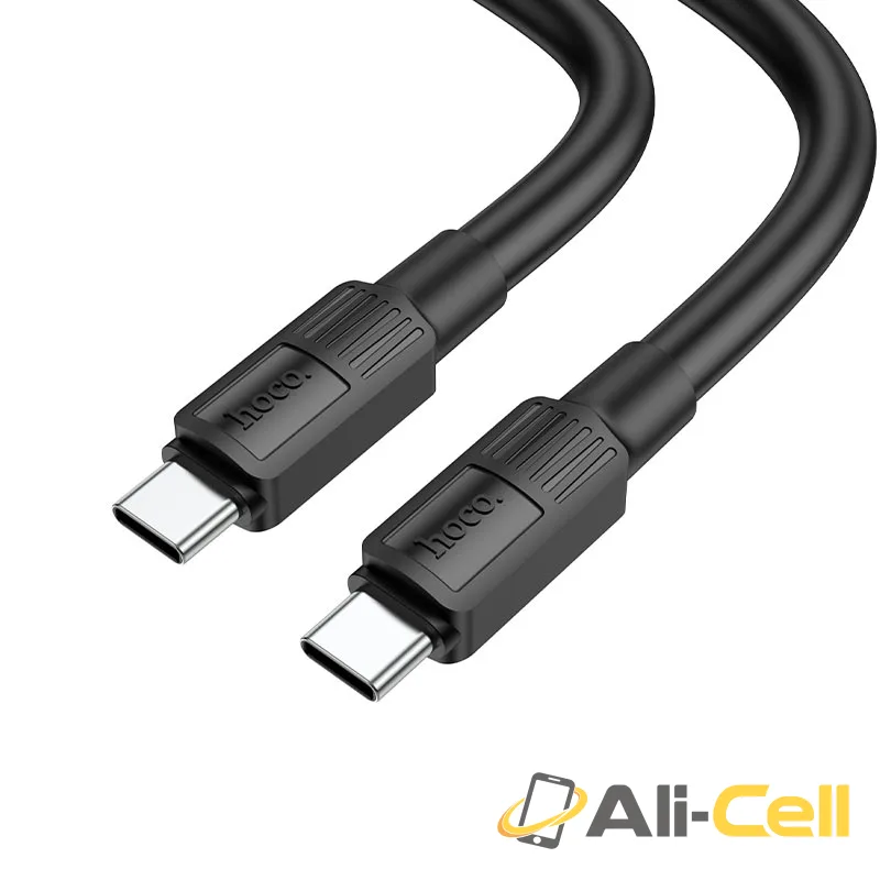 Cable Type-C to Type-C “X84 Solid” 60W charging data sync (X84 60w Tc Tc Black, 1.0m)