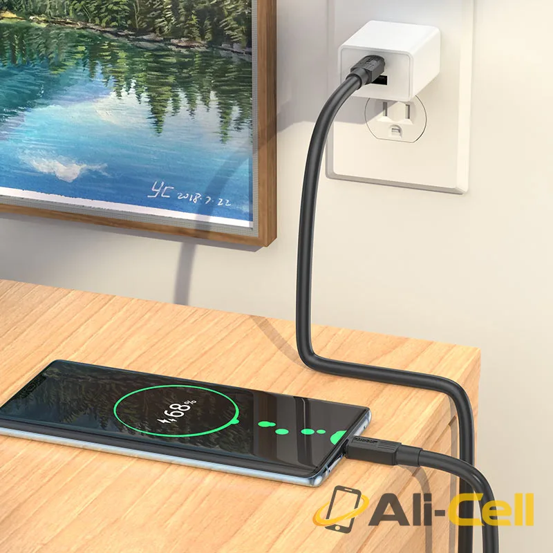 Cable Type-C to Type-C “X84 Solid” 60W charging data sync (X84 60w Tc Tc Black, 1.0m) — 5