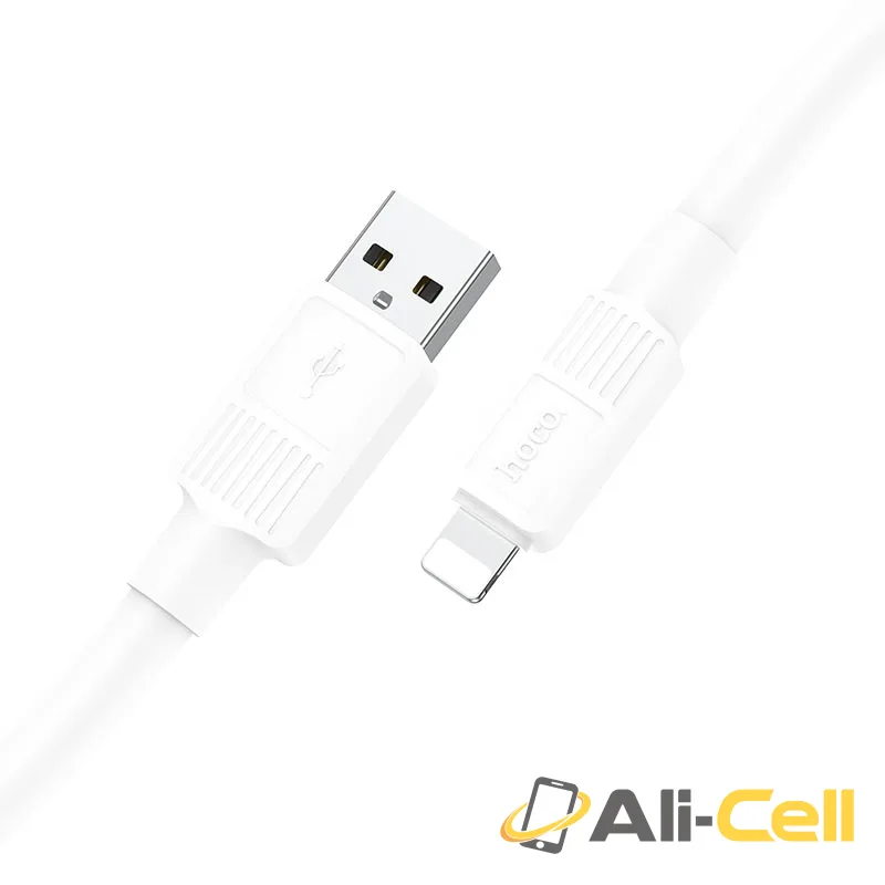 Cable USB to Lightning “X84 Solid” charging data sync (X84 Usb Ltn Black, 1.0m) — 3