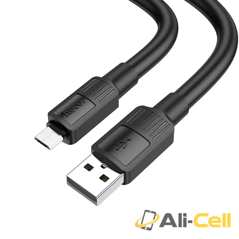 Cable USB to Micro-USB “X84 Solid” charging data sync (X84 Usb Musb Black, 1.0m)