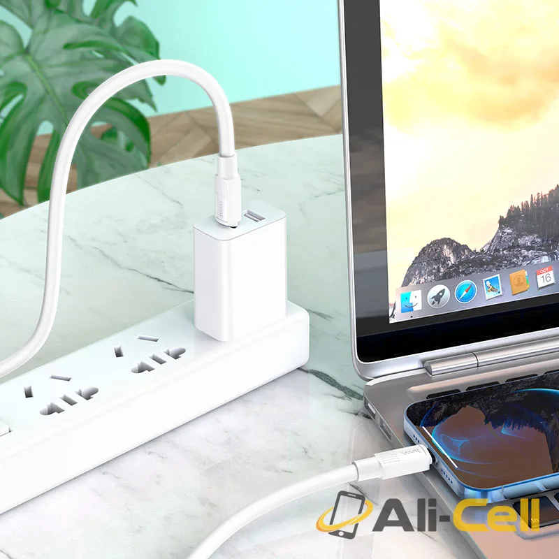 Cable Type-C to Lightning “X84 Solid” PD charging data sync (X84 Pd Tc Ltn Black, 1.0m) — 5