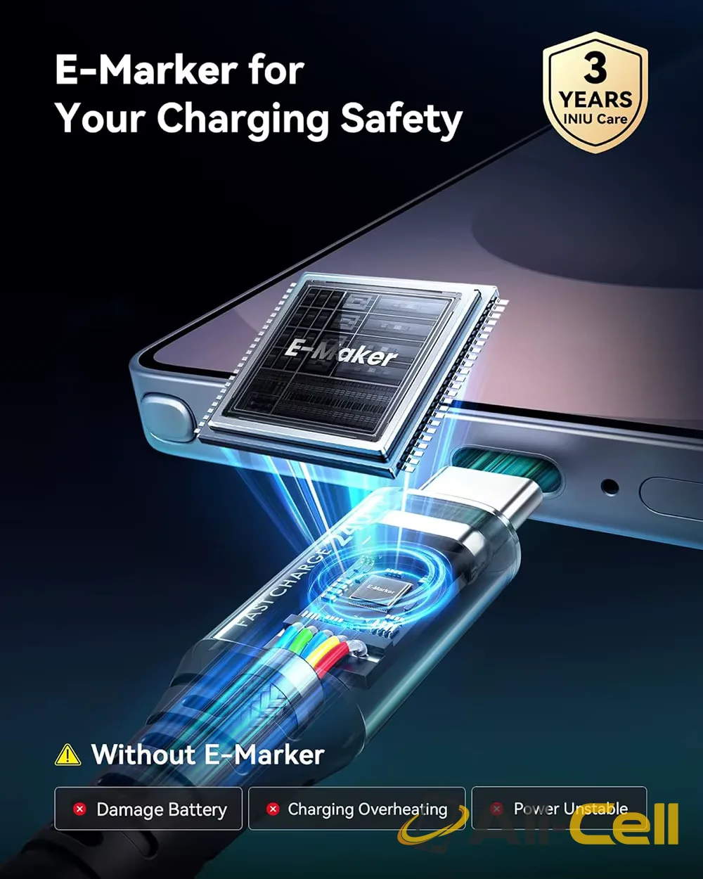 1M 240W PD USB-C to USB-C Charger Cable — 3