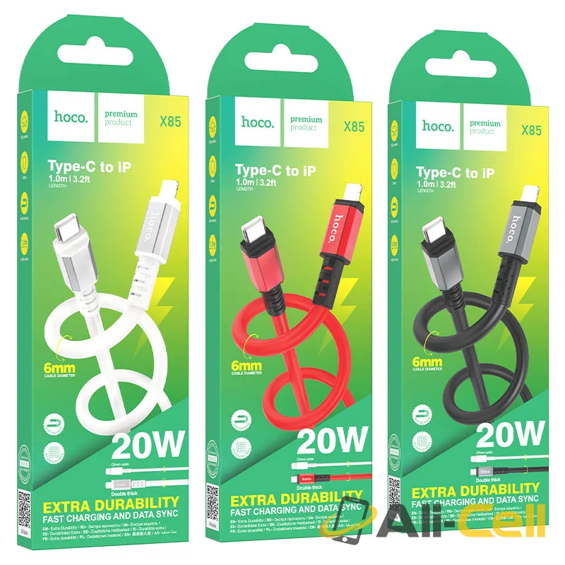 Cable Type-C to Lightning “X85 Strength” PD charging data sync (X85 Pd Tc Ltn White, 1.0m) — 7
