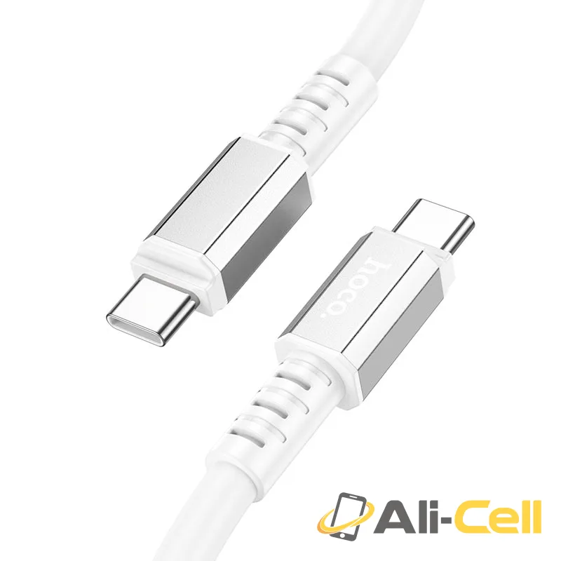 Cable Type-C to Type-C “X85 Strength” 60W charging data sync (X85 60w Tc Tc White, 1.0m)