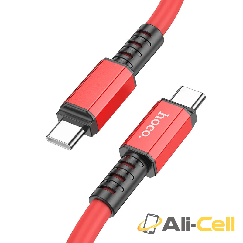 Cable Type-C to Type-C “X85 Strength” 60W charging data sync (X85 60w Tc Tc Red, 1.0m)