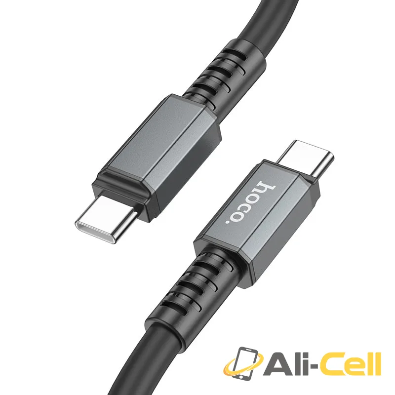 Cable Type-C to Type-C “X85 Strength” 60W charging data sync (X85 60w Tc Tc Black, 1.0m)