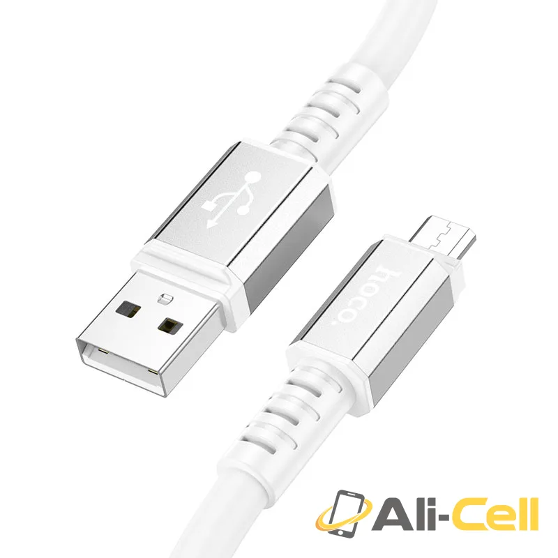 Cable USB to Micro-USB “X85 Strength” charging data sync (X85 Usb Musb White, 1.0m)
