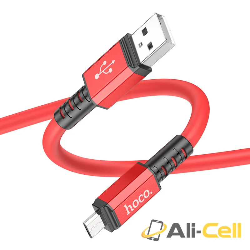 Cable USB to Micro-USB “X85 Strength” charging data sync (X85 Usb Musb White, 1.0m) — 3