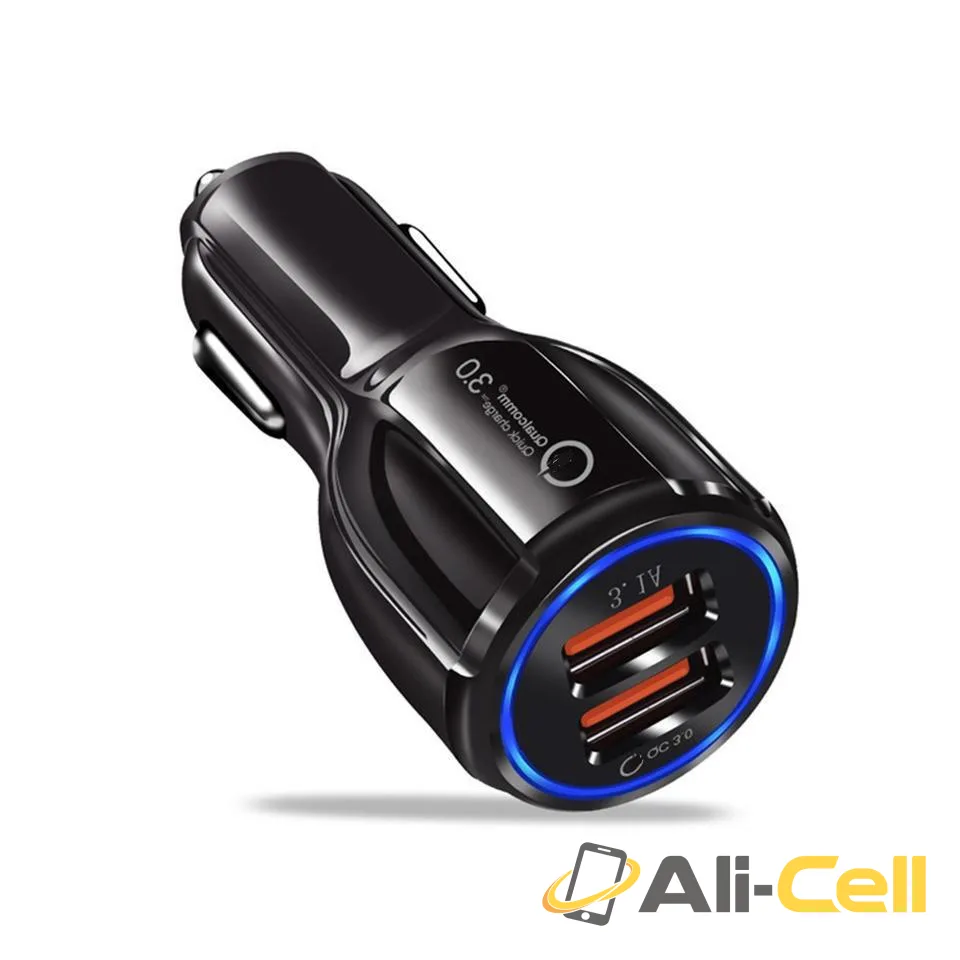 Dual-Port USB Fast Mobile Phone Car Charger — 11